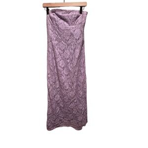 3/$30  Nicole Miller Lavender Lace Strapless Dress
